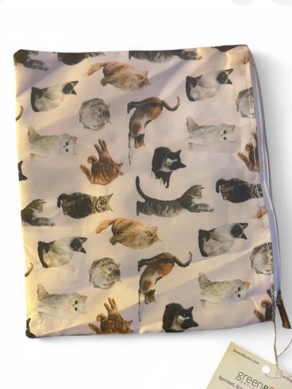 NWT - CATS 🐱 PRINT Cosmetic Pouch
